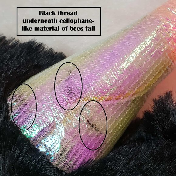 🐝Thrills & Chills Medium LED *Light-Up* BUMBLE BEE Pet Dog Halloween Costume - Picture 9 of 17